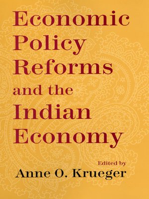 cover image of Economic Policy Reforms and the Indian Economy
